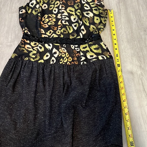 Rachel rachel Roy Drop Waist Sequin Print Dress - Picture 8 of 9